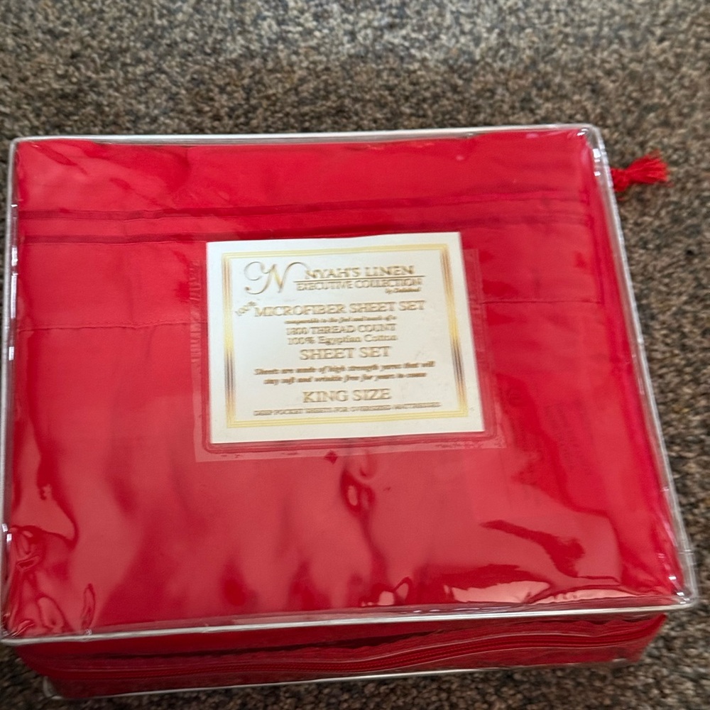 Nyah’s Linen Microfiber Sheet Set
